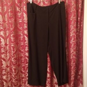 Lane Bryant Black wide legged dress pants